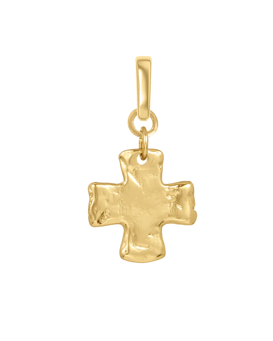 Chunky Cross Charm