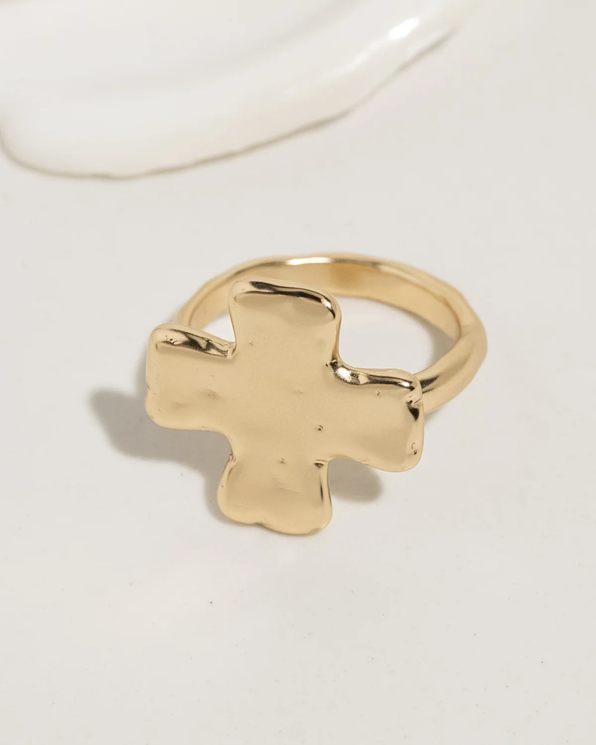 Chunky Cross Ring