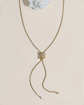 Crystal Bolo Necklace