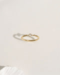 Crystal Bezel Ring