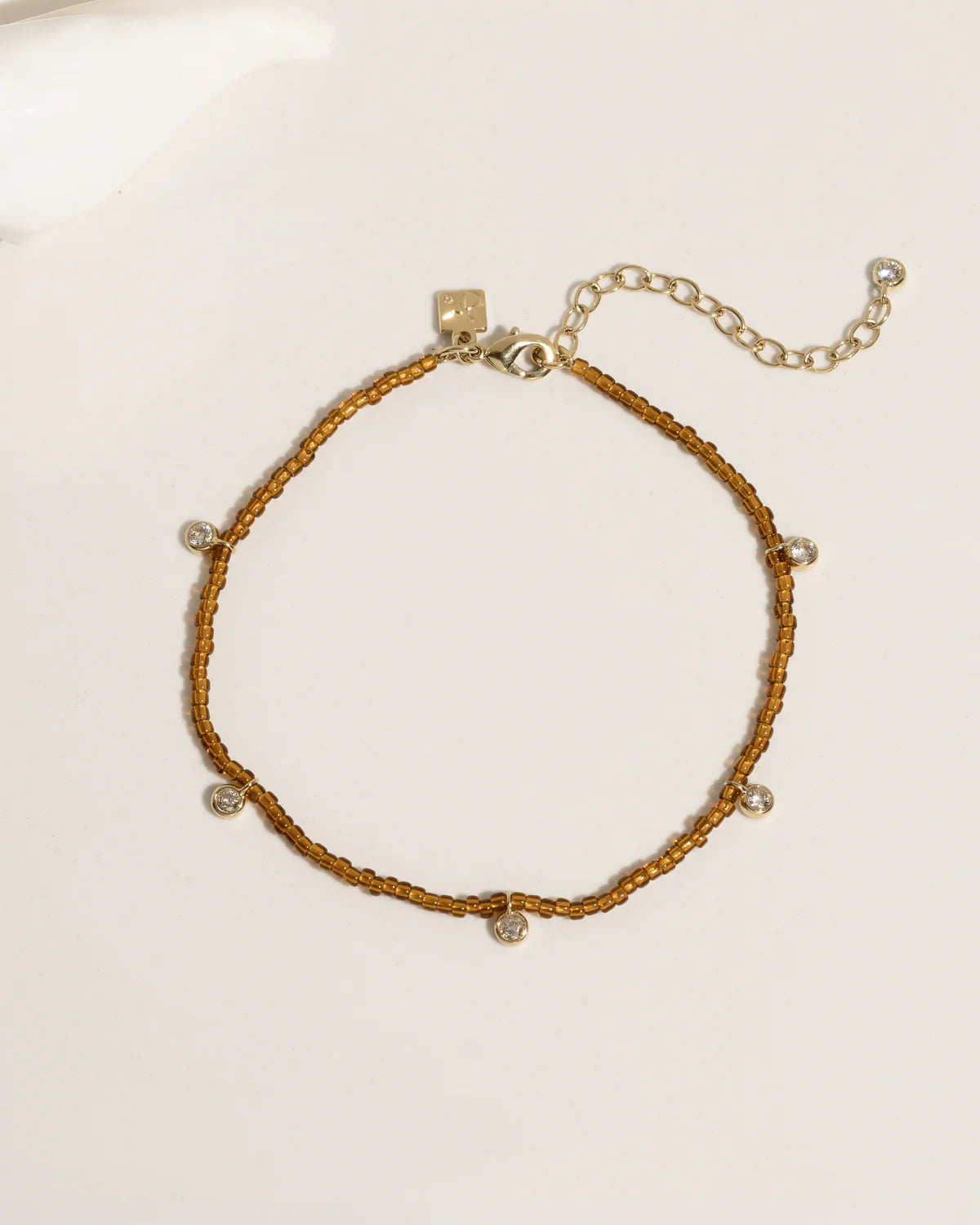 Crystal Beaded Anklet