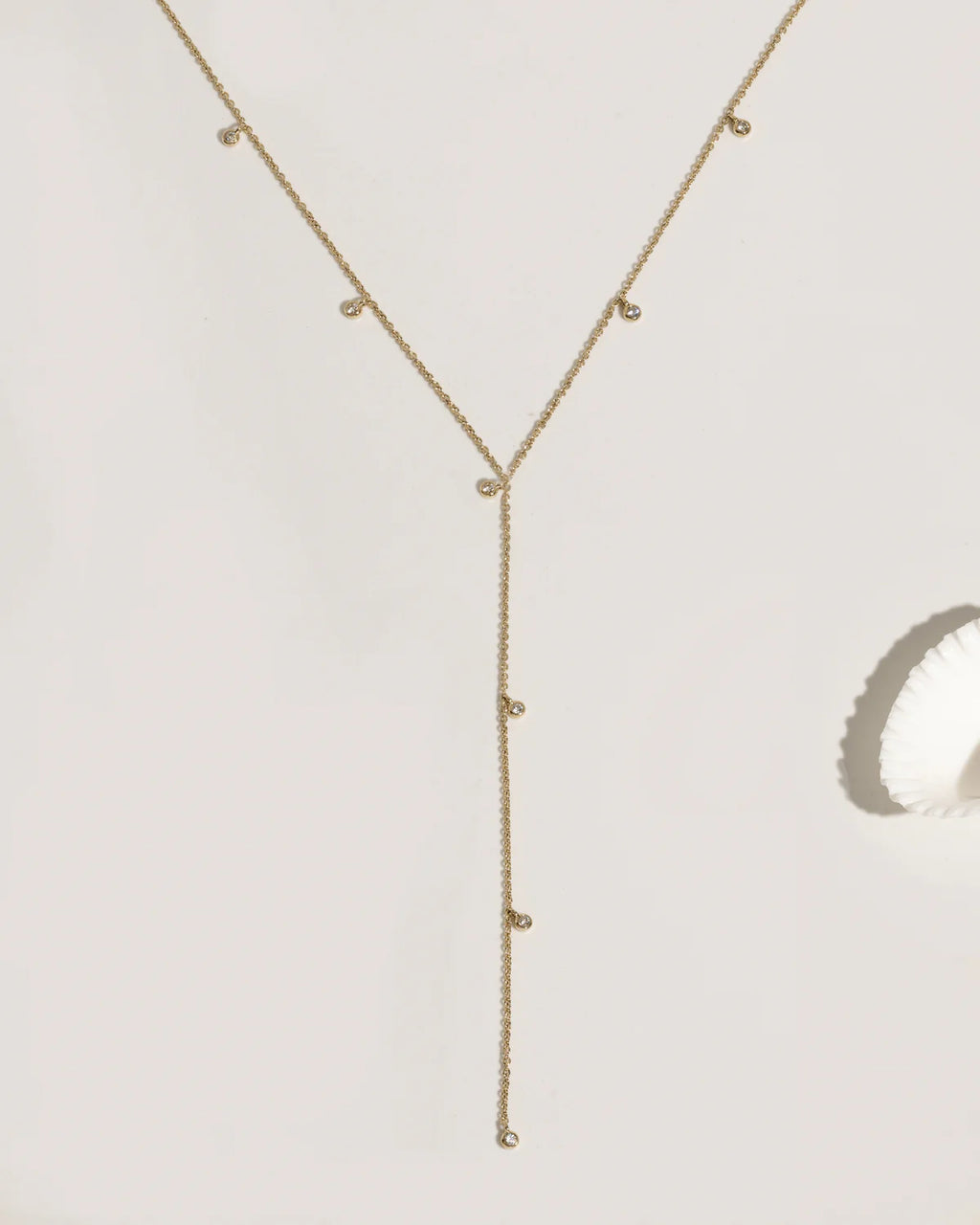 Crystal Lariat Necklace