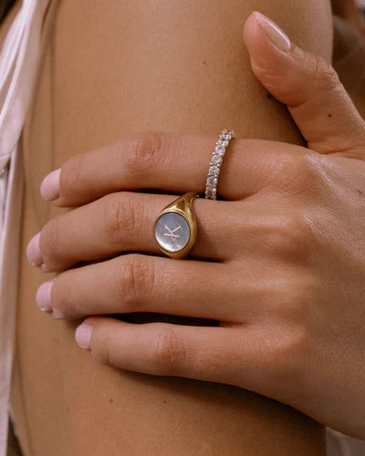 Pearl Disc Ring