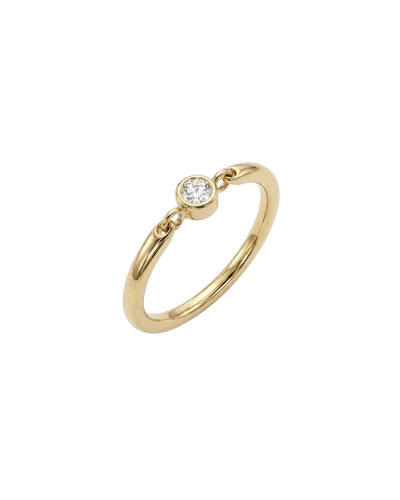 Crystal Bezel Ring